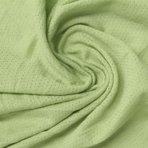 Polyester Cotton Mesh Fabric, 120 gsm, 150 cm — Green
