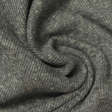 Grey Heathered-Marl Rib Knit, Poly-Cotton, 200 gsm — photo 1