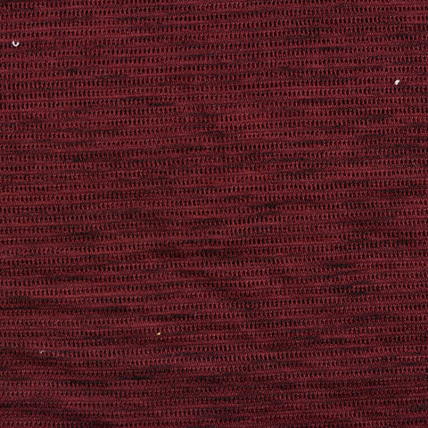 Red Marl Chunky Knit, Polyester, 190 gsm
