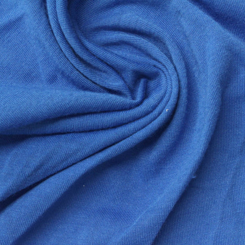 100% Polyester Jersey Knit Fabric, 170 gsm, 164 cm — Blue