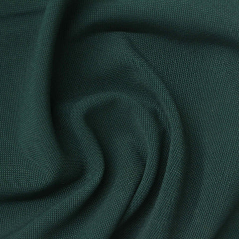 Nylon Stretch Piqué Knit Fabric, 260 gsm, 165 cm — Green