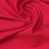 Cotton Stretch Jersey Knit Fabric, 195 gsm, 160 cm — Red — photo 1