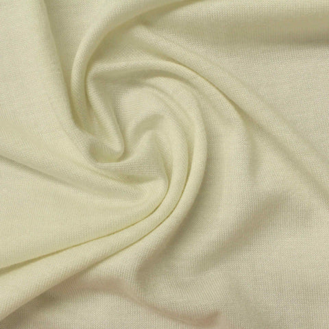 Slub Viscose Stretch Jersey Knit Fabric, 210 gsm, 150 cm — Beige