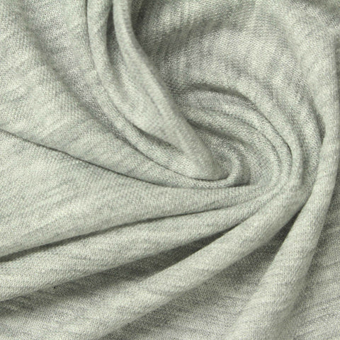 Light Grey Marl Piqué Knit