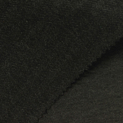 Dark Grey Marl Knit, Poly-Viscose, 280 gsm, 165 cm