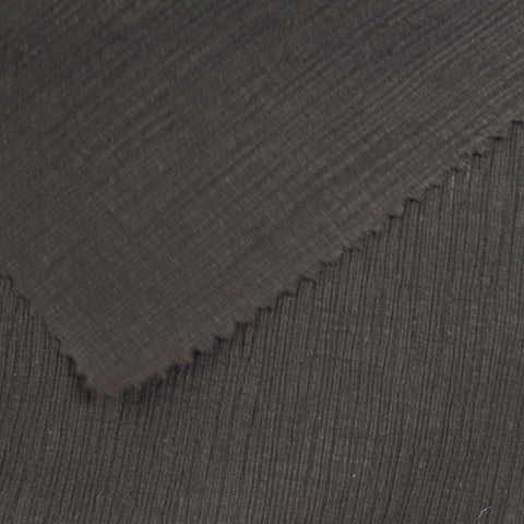 Cotton Polyester Crepe Fabric, 180 gsm, 128 cm — Grey