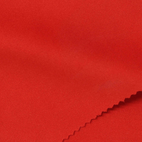 Red Ribbed Ponte Knit, Polyester