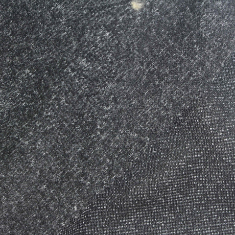 Dark Grey Marl Rib Knit, Poly-Viscose, 280 gsm, 160 cm