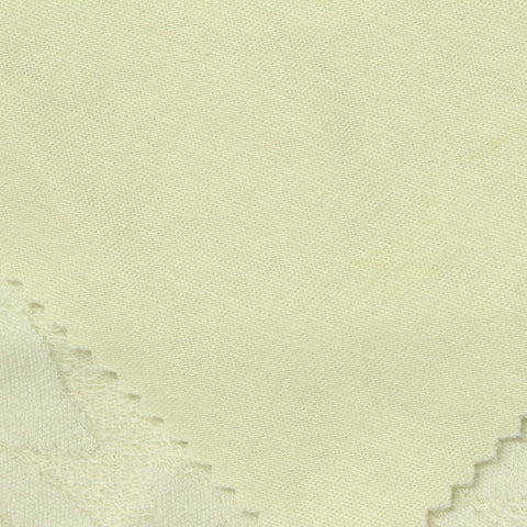 Cream Abstract-Leaf Jacquard, Poly-Viscose