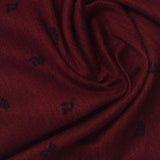 Black Floral Pointelle Knit, Polyester — photo 1