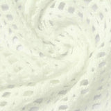 Polyester Viscose Stretch Knit Fabric, 230 gsm, 175 cm — White — photo 1