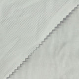 Cotton Stretch Rib Knit Fabric, 220 gsm, 110 cm — Grey — photo 1