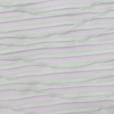 Light Green Textured-Stripe Jacquard
