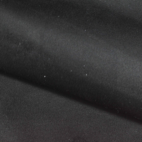 Polyester Stretch Faux Suede Fabric, 330 gsm, 153 cm — Black