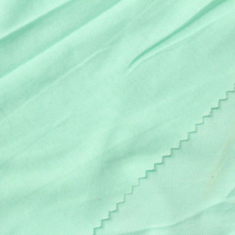 Polyester Cotton Blend Jersey Knit Fabric, 155 gsm, 190 cm — Green