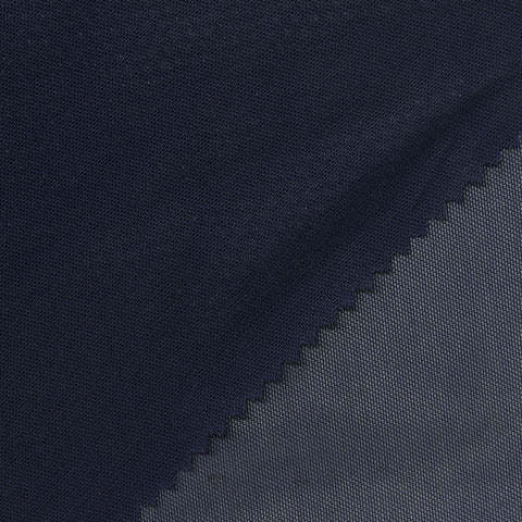 100% Polyester Mesh Fabric, 80 gsm, 160 cm — Navy