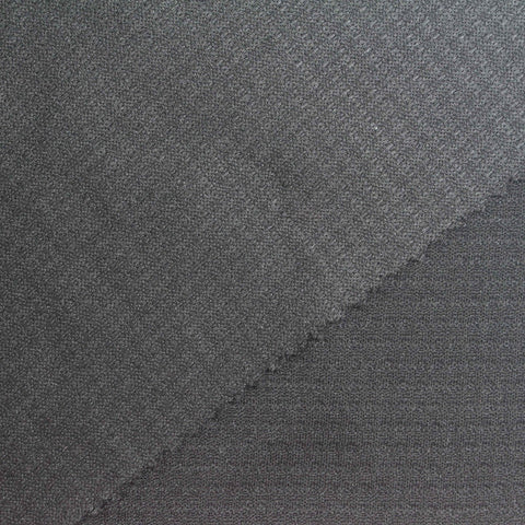 100% Polyester Waffle Knit Fabric, 140 gsm, 165 cm — Grey