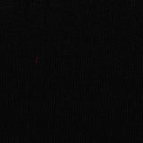 Polyester Stretch Milk Silk Knit Fabric, 280 gsm, 161 cm — Black — photo 1