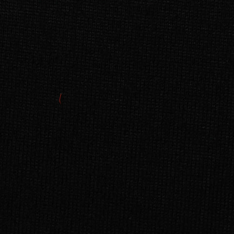 Polyester Stretch Milk Silk Knit Fabric, 280 gsm, 161 cm — Black