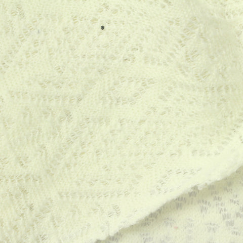 Cream Openwork Chunky Knit, Acrylic-Nylon