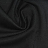 Viscose Nylon Stretch Ponte Knit Fabric, 310 gsm, 160 cm — Black, ref EF-266205 — photo 1