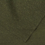 Dark Green Marl Interlock Knit, Cotton — photo 1