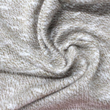 Light Beige Marl Chunky Knit, Viscose-Poly, 200 gsm — photo 1