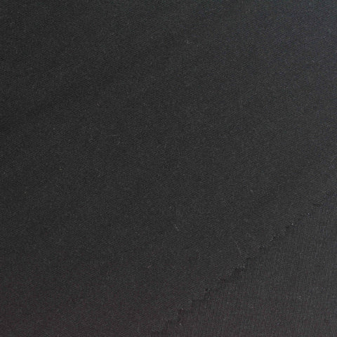 Black Jersey Knit, Poly-Viscose
