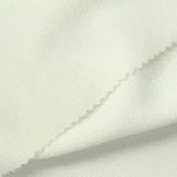 Polyester Stretch Piqué Knit Fabric, 335 gsm, 156 cm — White — photo 1