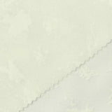 White Abstract-Floral Jacquard, Polyester — photo 1