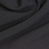 Polyester Viscose Stretch Jersey Knit Fabric, 240 gsm, 146 cm — Black — photo 1