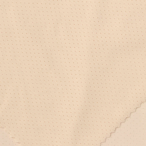 Beige Dots Jersey Knit, Nylon