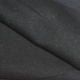 Brushed Polyester Cotton Knit Fabric, 300 gsm, 170 cm — Black — photo 1