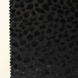 Black Tone-on-Tone Animal Print Mesh, Polyester — photo 1