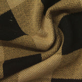 Brown Check Jacquard, Cotton-Poly — photo 1