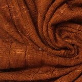 Viscose Polyester Stretch Rib Knit Fabric, 300 gsm, 152 cm — Brown — photo 1