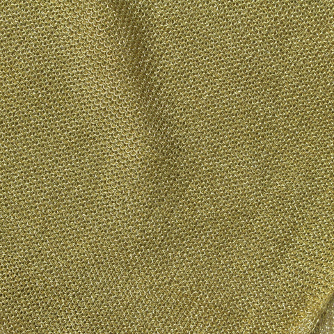 Viscose Metallic Stretch Knit Fabric, 190 gsm, 140 cm — Yellow