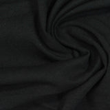 Cotton Polyester Jersey Knit Fabric, 200 gsm, 170 cm — Black — photo 1