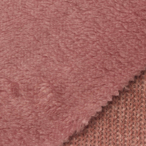 Dusty Pink Ribbed Chenille, Polyester