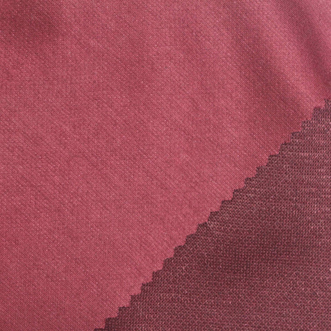 Brown Marl Scuba Knit, Linen-Cotton