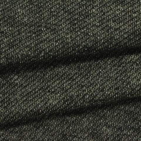Dark Grey Marl French Terry, Poly-Cotton, 208 gsm