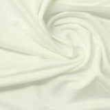 Printed Polyester Stretch Milk Silk Knit Fabric, 200 gsm, 165 cm — White — photo 1