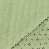 Jacquard Cotton Polyester Milk Silk Knit Fabric, 240 gsm, 165 cm — Green — photo 1