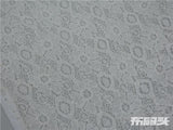 White Floral Lace, Cotton-Nylon, 114 gsm — photo 1