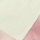 Light Pink Floral Rib Knit, Polyester — photo 1