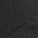 100% Polyester Interlock Knit Fabric, 280 gsm, 156 cm — Black — photo 1