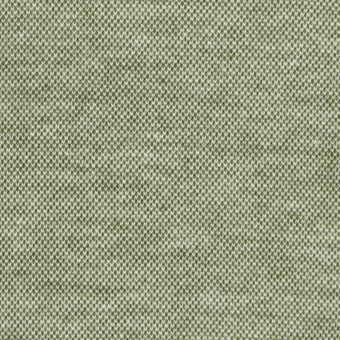 Light Green Geometric Piqué Knit, Poly-Cotton