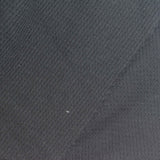 Polyester Cotton Waffle Knit Fabric, 230 gsm, 140 cm — Black — photo 1