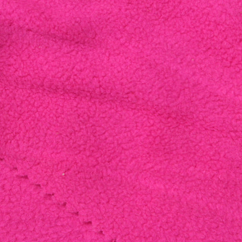 100% Polyester Fleece Fabric, 360 gsm — Pink