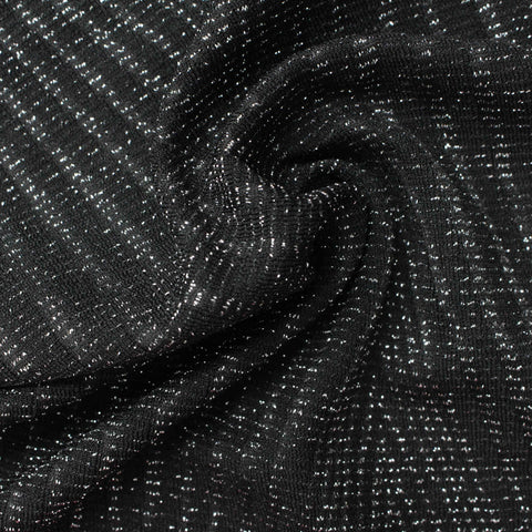 White Marl Jacquard, Polyester, 160 gsm